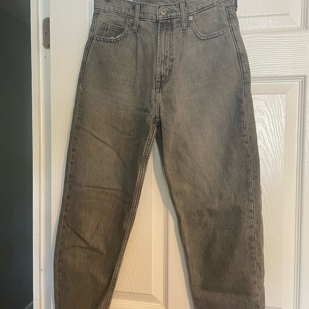 Gap High Rise Barrel Jean 2S